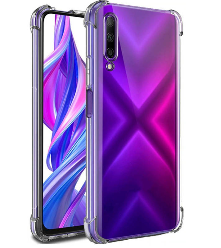 

Cиликоновый чехол с усиленными углами для Huawei P Smart Pro прозрачный противоударный