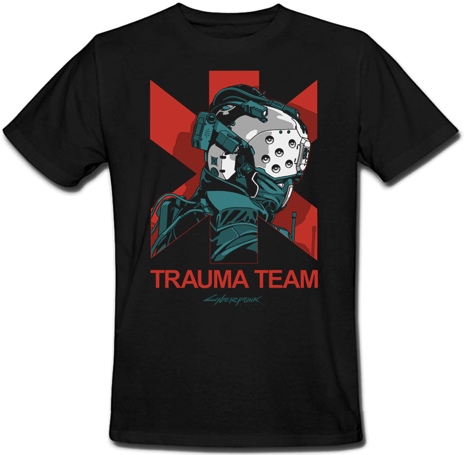 

Футболка Cyberpunk 2077 - Trauma Team (чёрная)