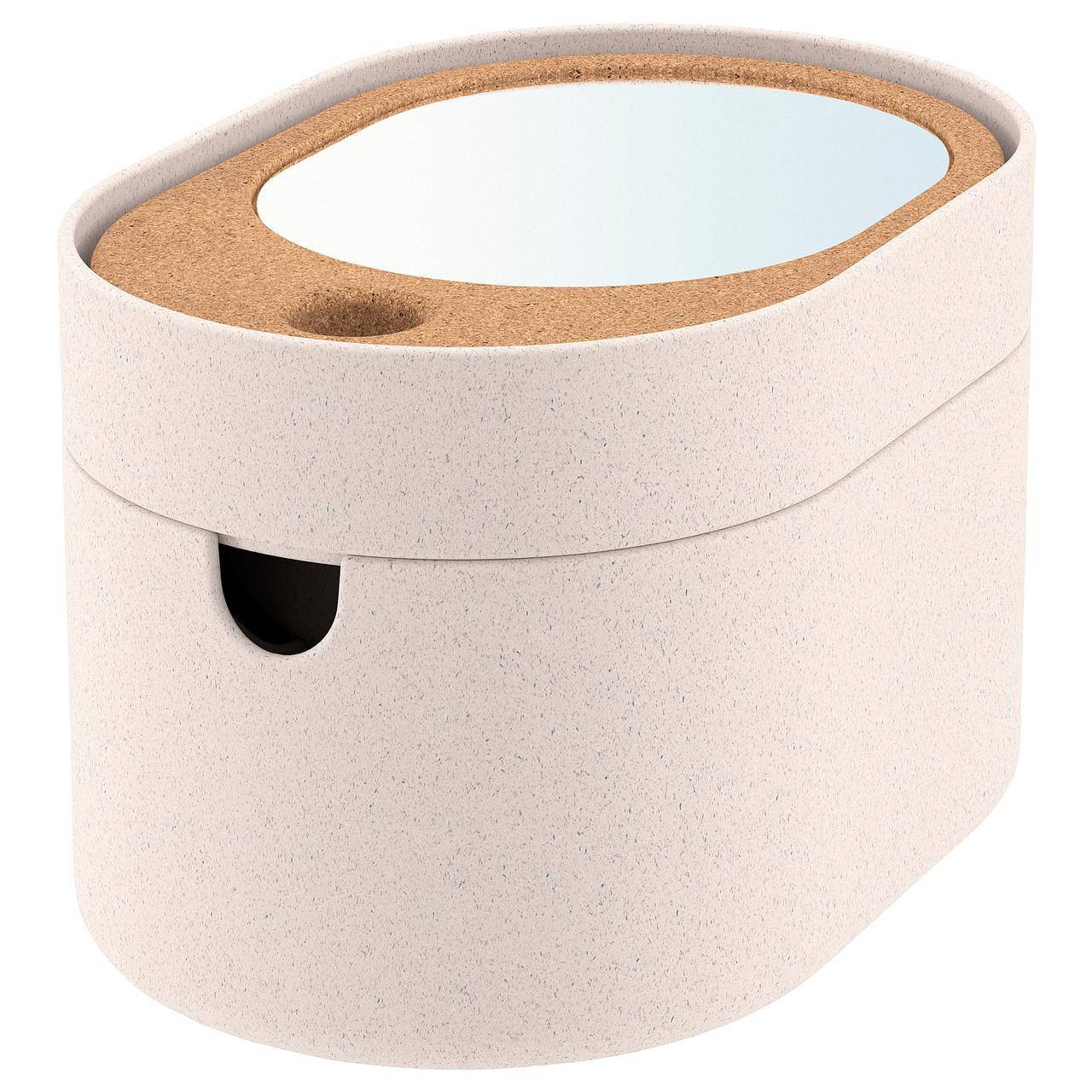 

IKEA SAXBORGA (803.918.82) Коробка с зеркальной крышкой, пластиковая крышка