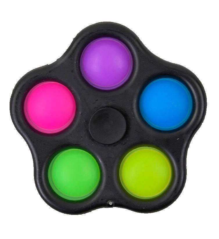 

Игрушка антистресс Simple Diml Симпл Димпл Спинер 5 пупырок C 45462Код: 103687