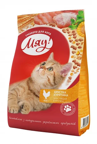 

Сухой корм Мяу 0,3кг с курицей для котов