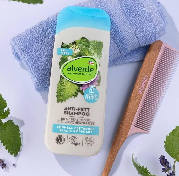

Alverde Shampoo Anti fett Натуральный шампунь для жирных волос 200 мл