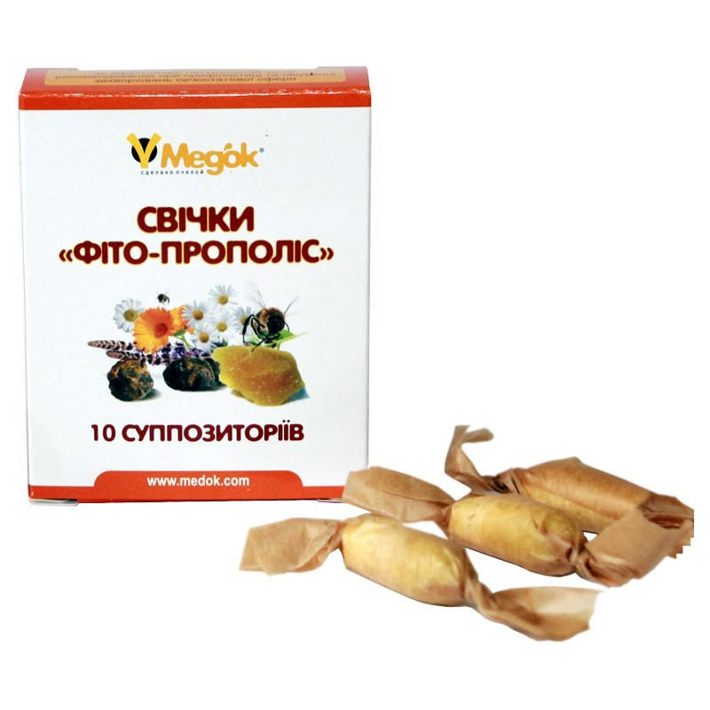 

Свечи "ФИТО-ПРОПОЛИС" 10шт.