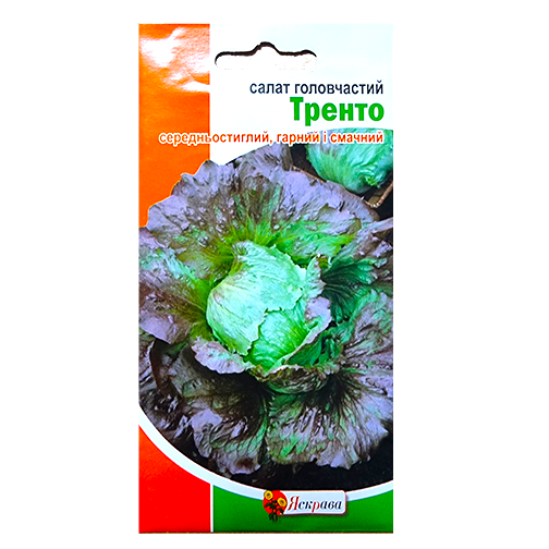

Семена салат кочанный красный Тренто 1 г Яскрава (1917)