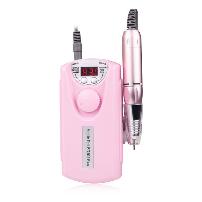 

Фрезер для маникюра Mobile Drill BQ-101 PINK, 45 Вт, 35 000 об/мин, Белый