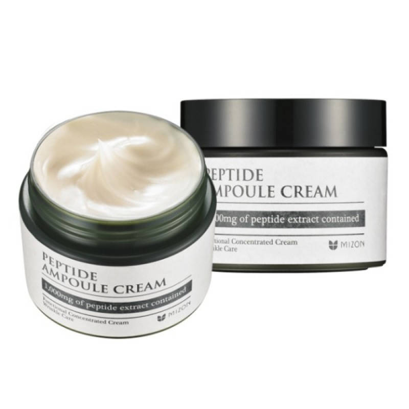 

Крем омолаживающий с комплексом пептидов ​MIZON Peptide Ampoule Cream
