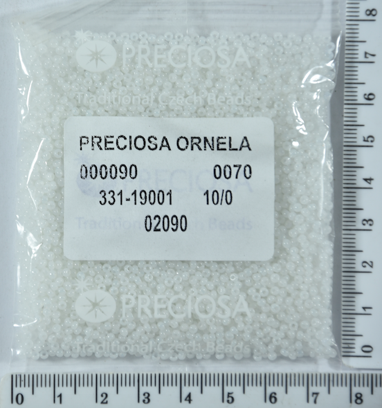 

Бисер PRECIOSA №10/0 №02090 мат-блестящ пакет 50 грамм уп=1пакет