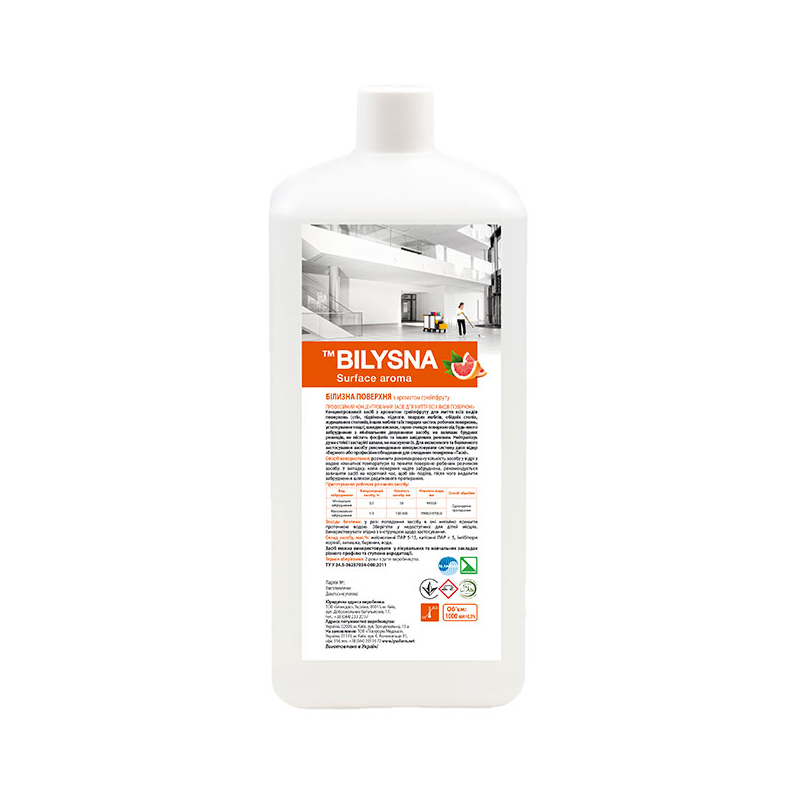 

Средство для мытья поверхностей грейпфрут 1л