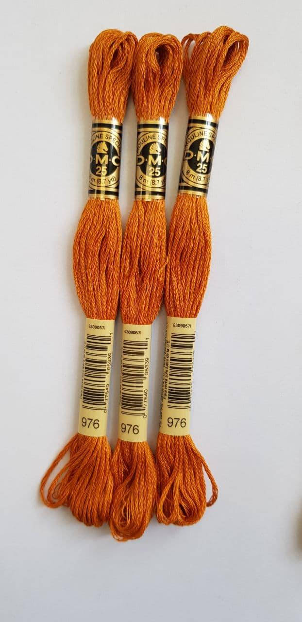 

Мулине ДМС, DMC (номер цвета- 976 ), Разные цвета
