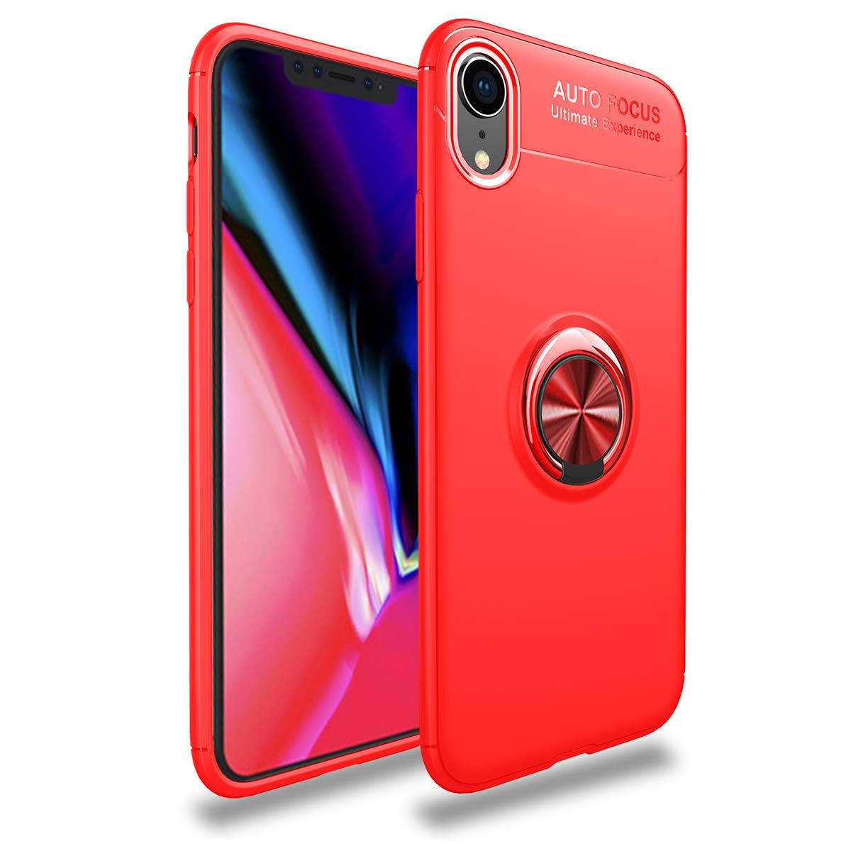 

TPU чехол Deen ColorRing под магнитный держатель (opp) для Apple iPhone XR (6.1")