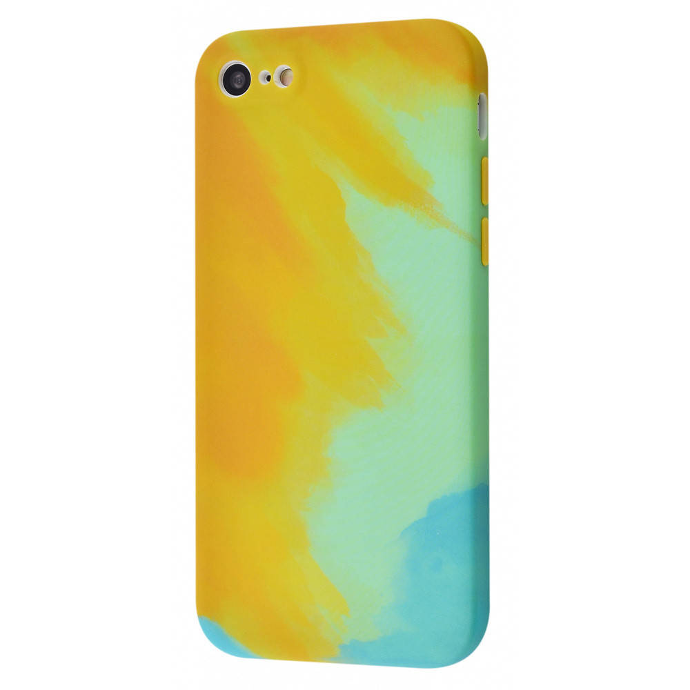 

WAVE Watercolor Case (TPU) iPhone 7/8/SE 2 yellow/dark green