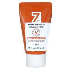 

Пенка для умывания отбеливающая May Island 7 Days Secret Vita Plus-10 Cleansing Foam мини-версия — 30мл