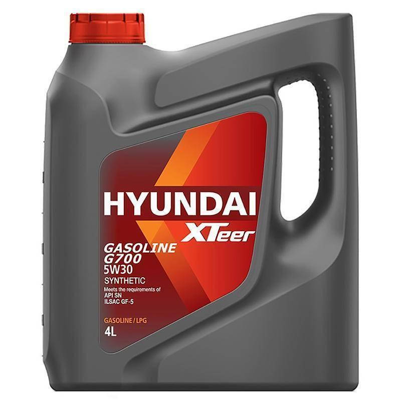 

Масло моторное Hyundai XTeer 5W-30 4 л бензин G700 SN/GF-5 1041135