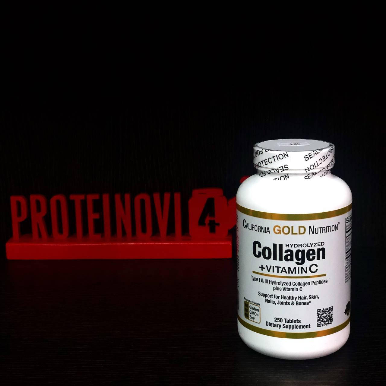 

California Gold Collagen+ Vitamin C 250 tab