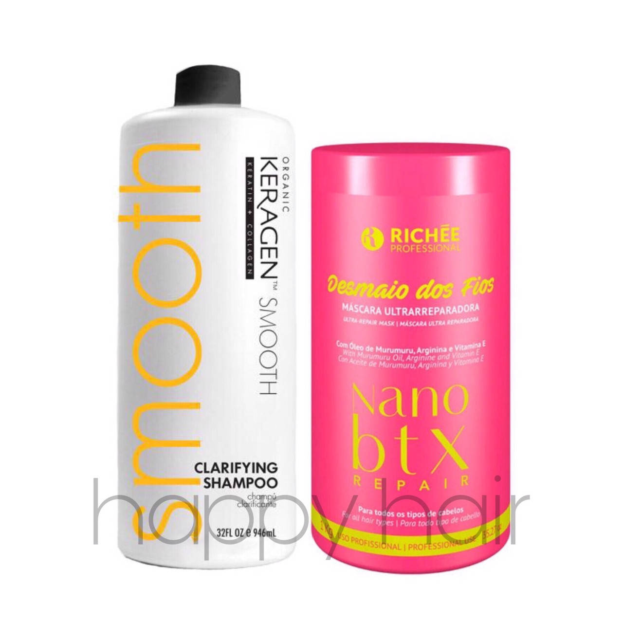 

Richée Nano Btx Repair Desmaio dos Fios Набор Холодный ботекс для волос 2х500 г