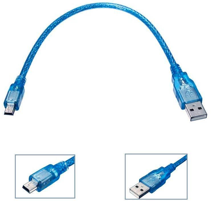 

Кабель USB AM - mini USB 30 см
