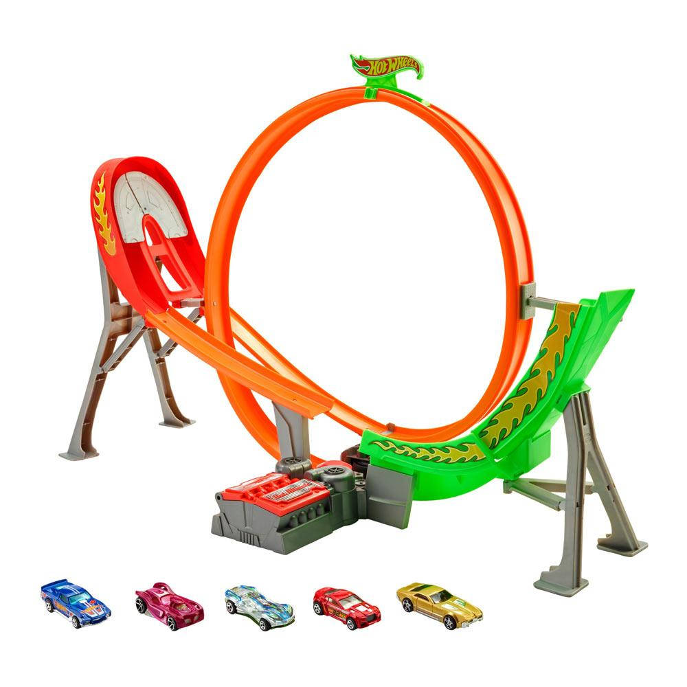 

Трек Хот Вилс Безумный форсаж 5 машинками Hot Wheels Power Shift Raceway FCF18