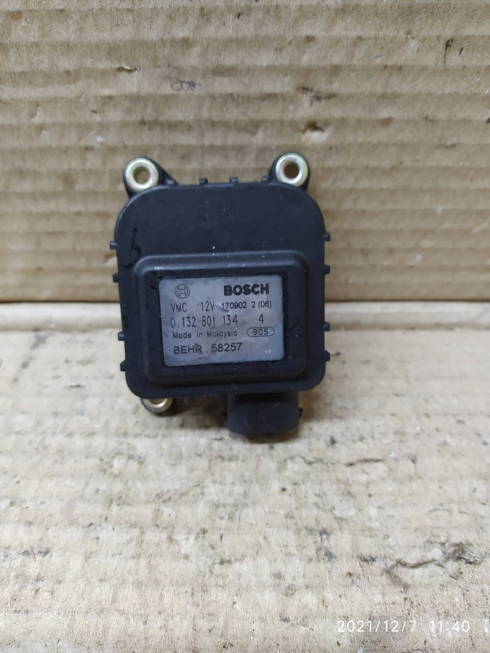 

Моторчик заслонки печки Opel Astra G Zafira A 01328011344 01328011343