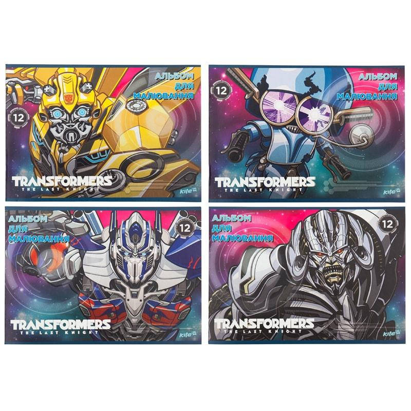 

Альбом для рисования Kite A4 12 листов 4 дизайна TF17-241, Белый