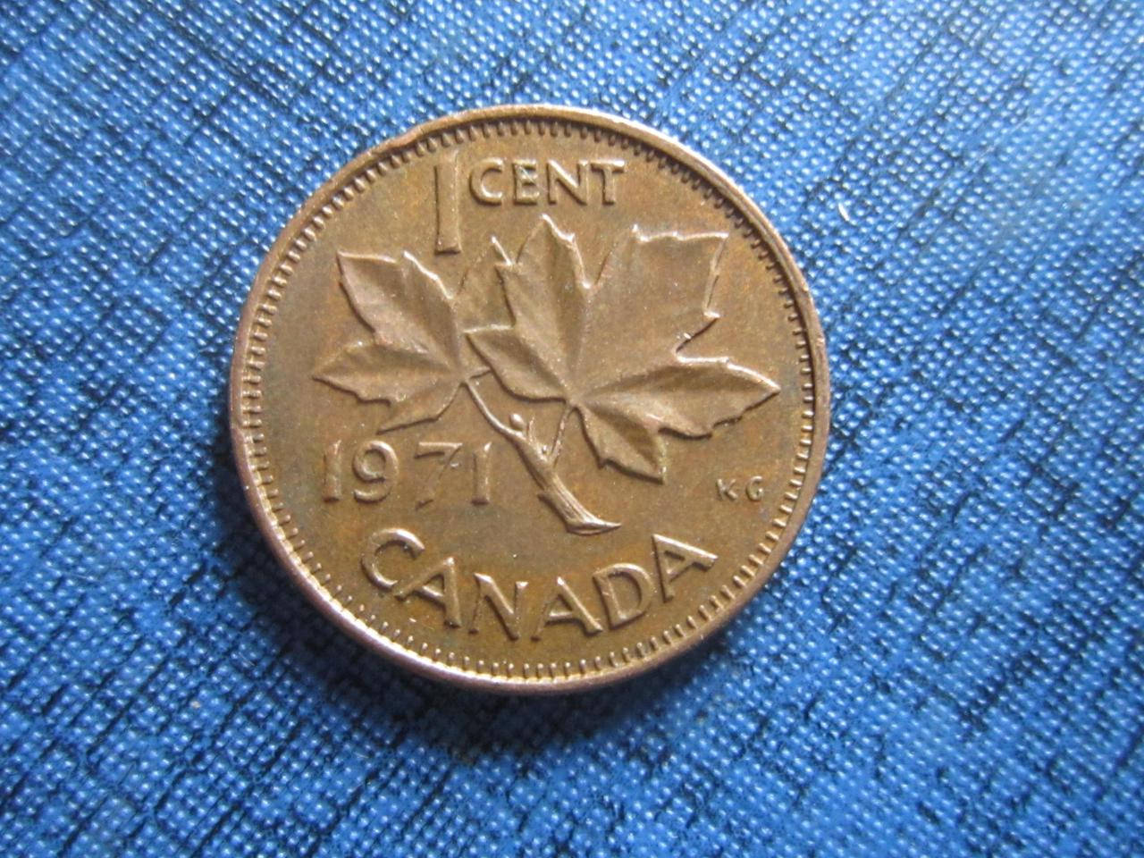 

Монета 1 цент Канада 1971 1972 1973 1974 1975 пять дат цена за монету