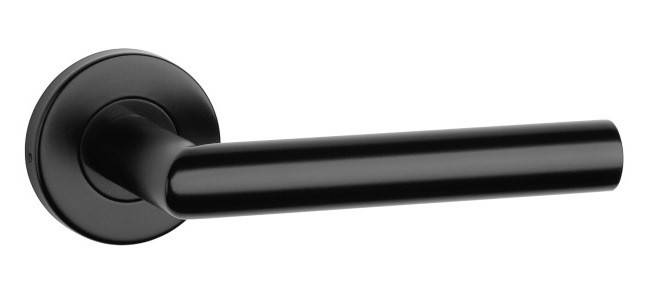

Ручка дверная на розетке Sterk 1701 R Black черный (Польша)