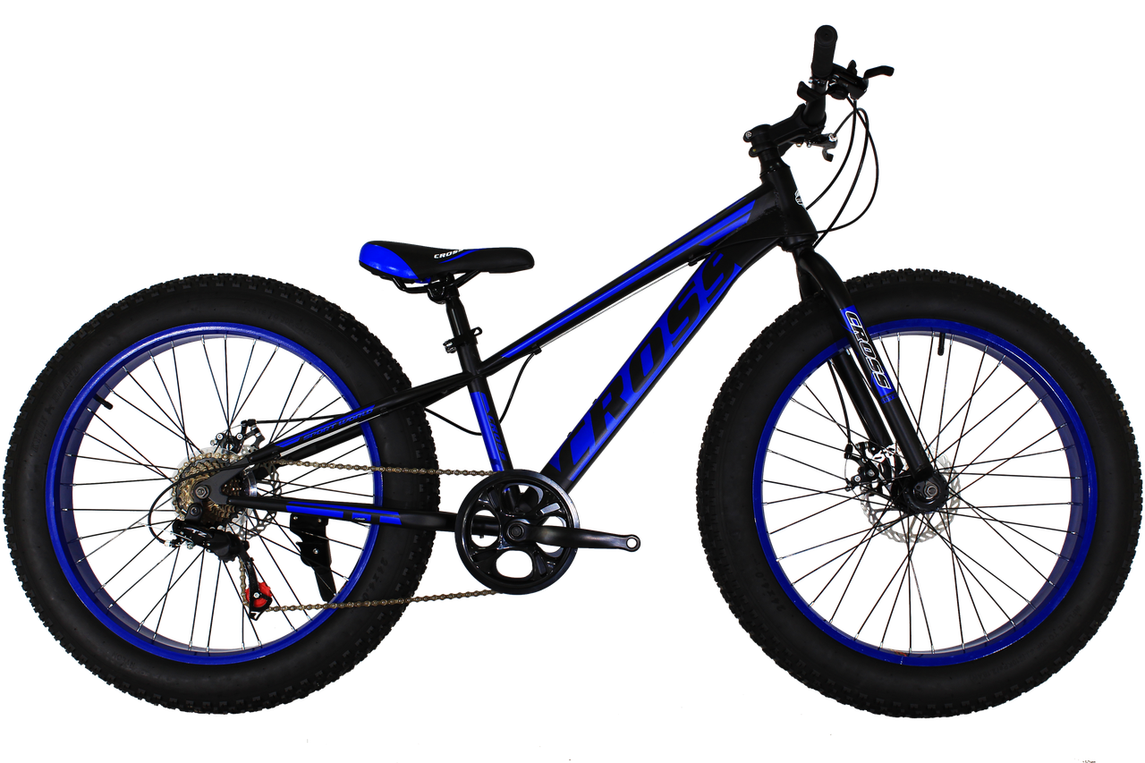 

Велосипед подростковый внедорожник фэтбайк Crosser Tank 24 (fatbike) 2018 All