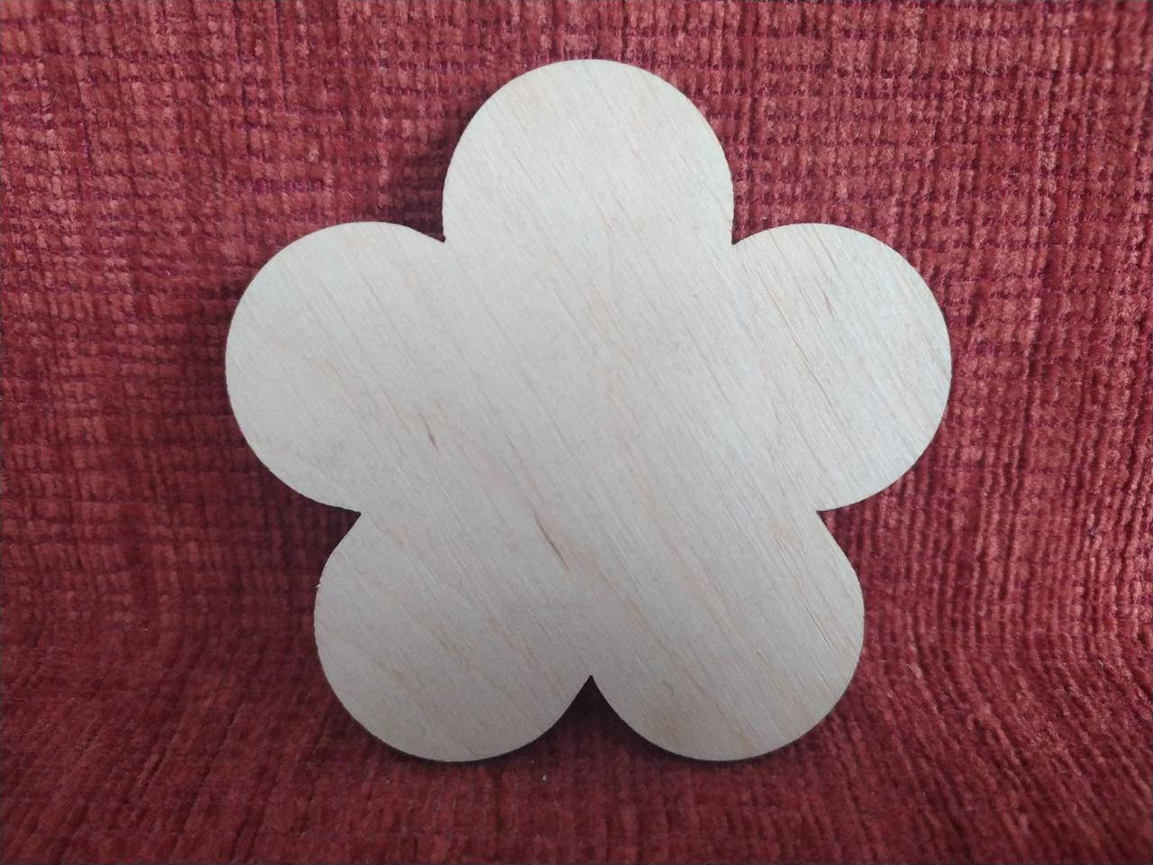 

Заготовка с фанеры "Цветок" 8*8 см | под роспись| под декорирования| для декора | под выжигание |