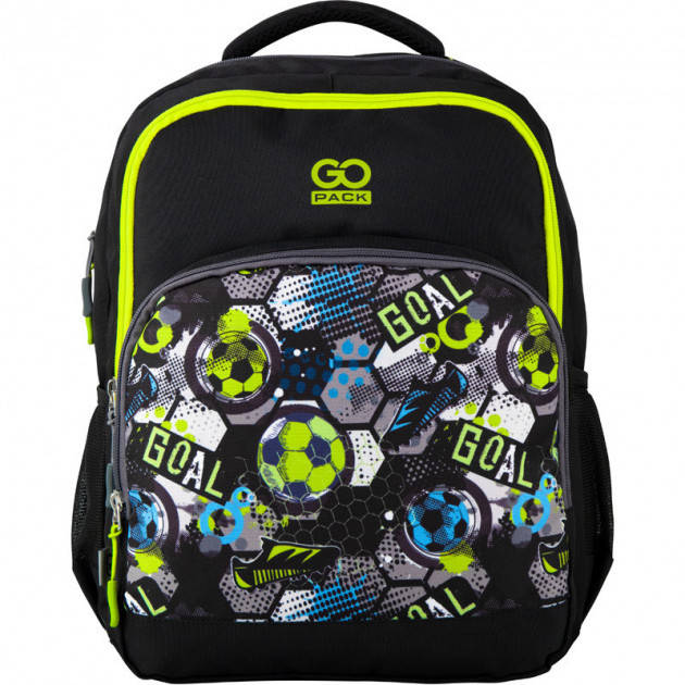 

Рюкзак школьный для мальчика GoPack 113 Play football GO20-113M-8, Черный