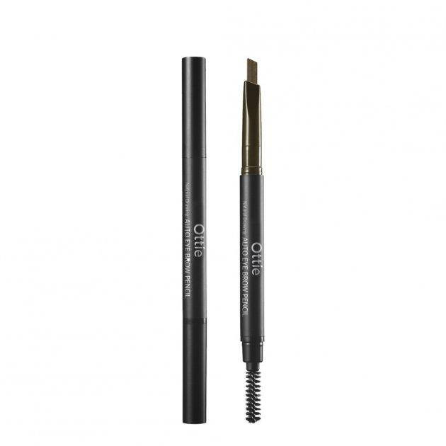 

Карандаш для бровей Ottie Natural Drawing Eye brow Pencil #03 Grey Brown - Серо\Коричневый