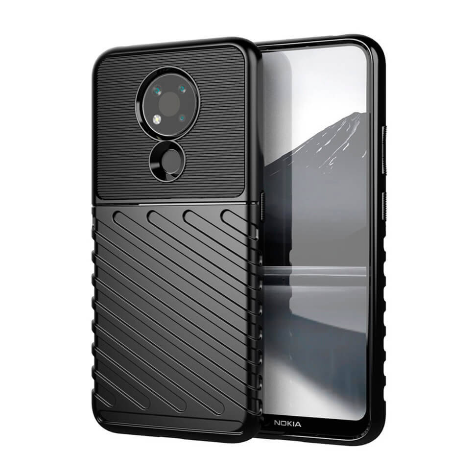 

Чехол Lenuo Thunder для Nokia 3.4 Black, Черный