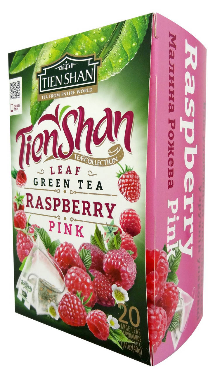 

Зеленый чай с малиной Tien Shan Raspberry 20 пирамидок