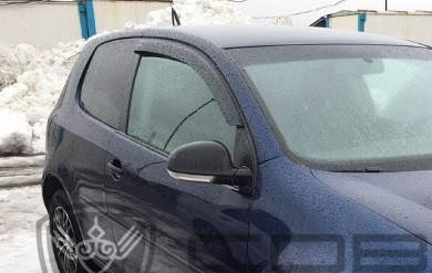 

Дефлекторы окон (ветровики) Volkswagen VW Golf 6 3d hatchback 2008-2012, VL - Cobra Tuning, V20503