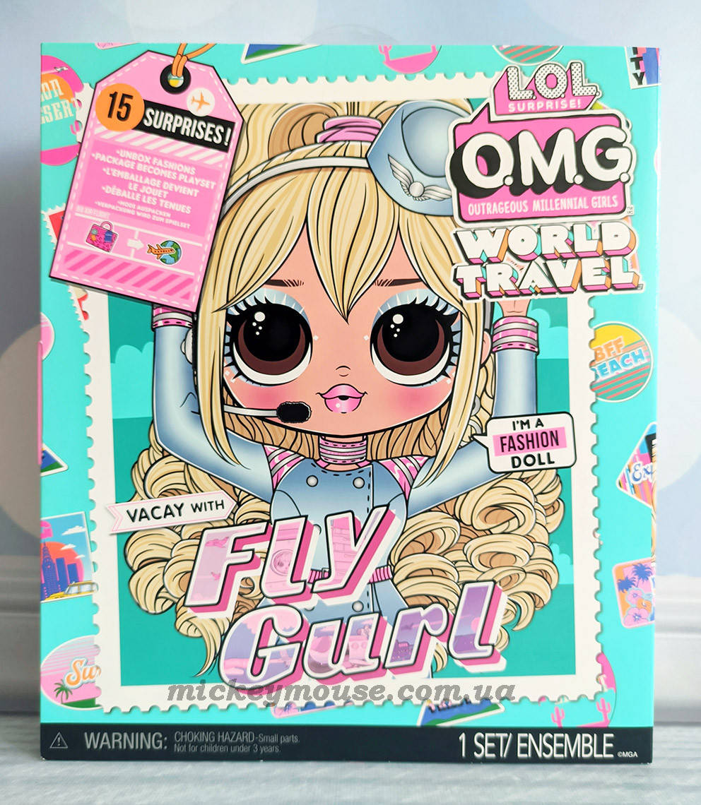 

Кукла ЛОЛ Стюардесса серия Путешественницы LOL OMG World Travel Fly Gurl 579168