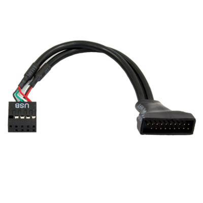 

Кабель-переходник CHIEFTEC 19PIN USB 3.0 to 9PIN USB2.0 Cable-USB3T2, Черный