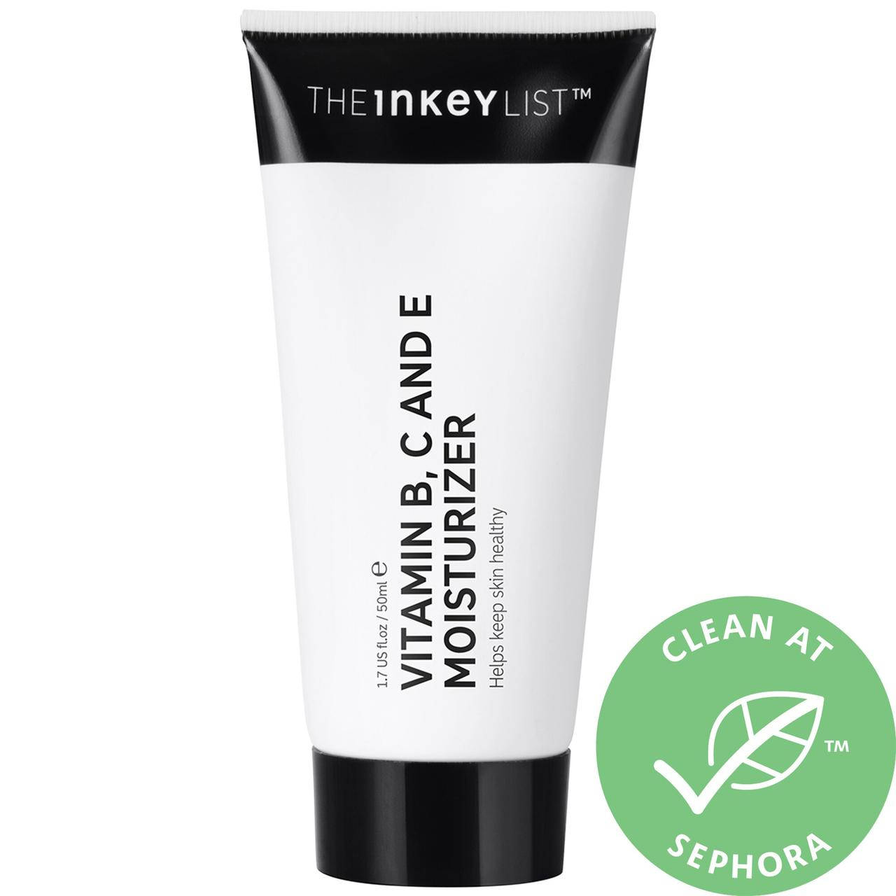 

Увлажняющее средство The INKEY List Vitamin B, C, and E Moisturizer 1.7 oz/ 50 mL - Оригинал
