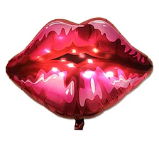 

Фольгированный шарик КНР (65х75 см) Губы, Разные цвета