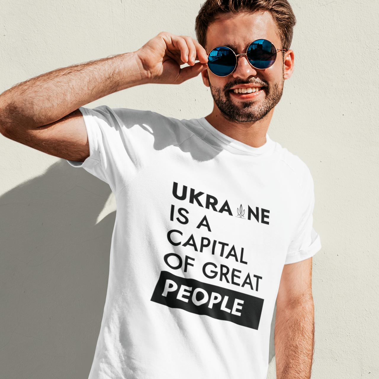 

Футболка мужская Great people Белый, L