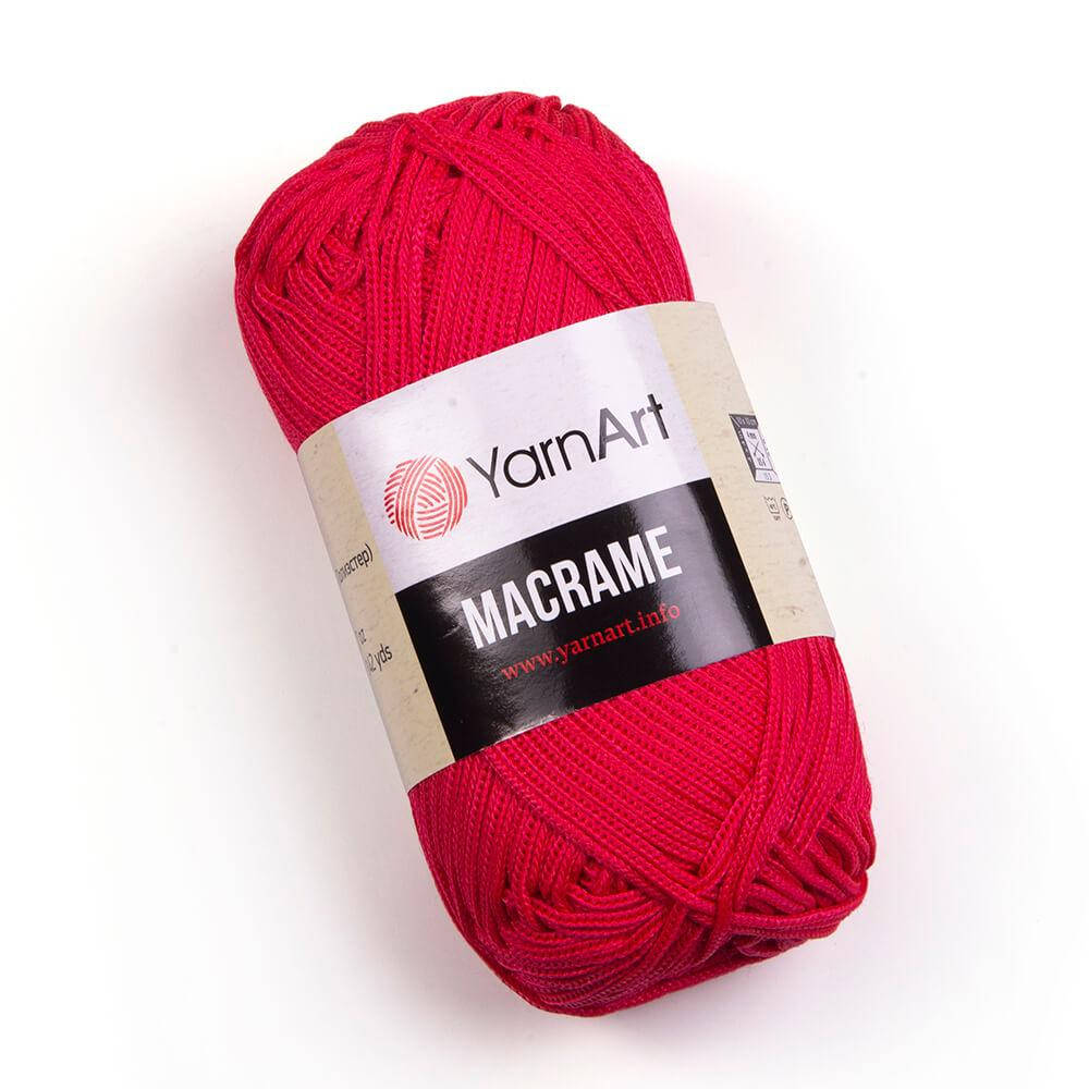

Пряжа YarnArt Macrame 163 красный