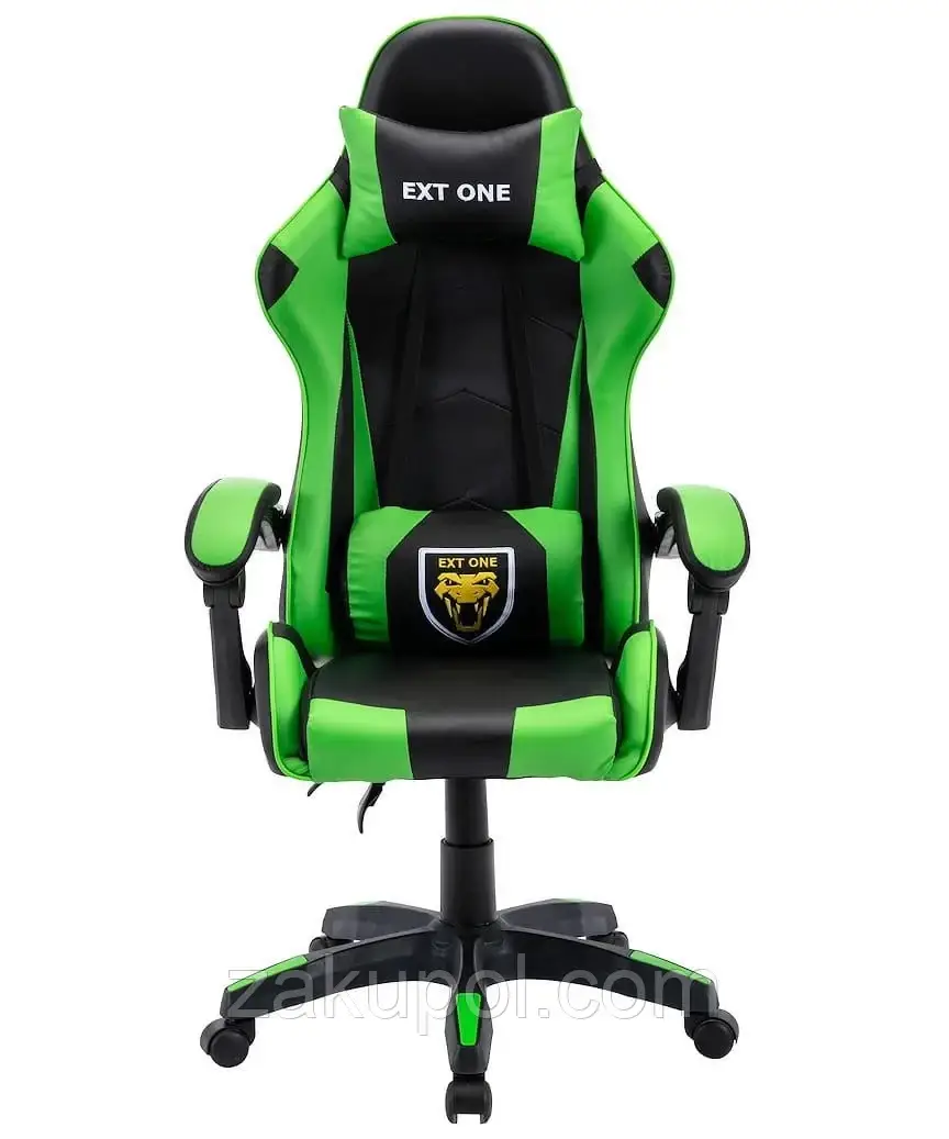 

Кресло геймерское Extreme Series EXT ONE черно-зеленое игровое спортивное