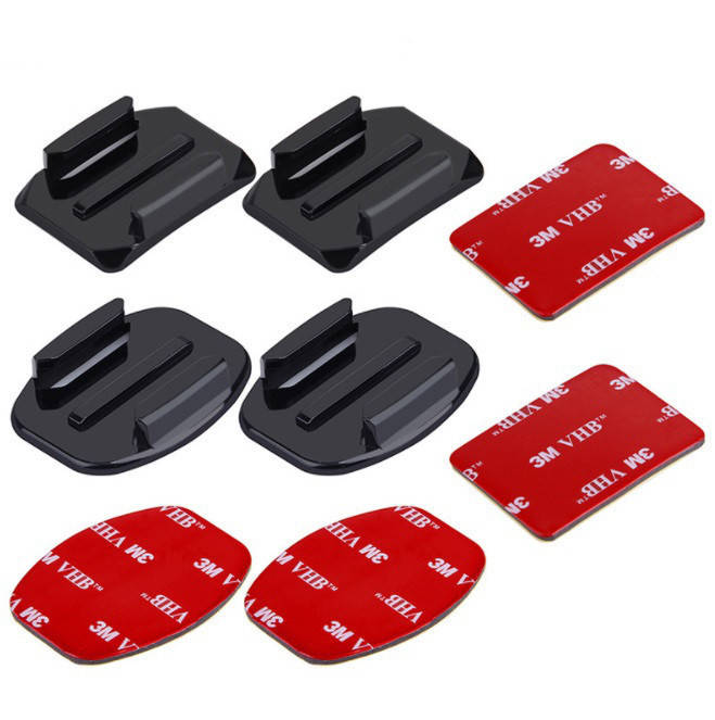 

Набор платформ 4в1 с липучкой для Gopro (Curved Adhesive Mount), Черный