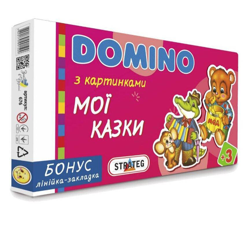 

Настольная игра Strateg Домино Сказки (676,30668)