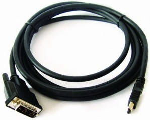 

Кабель HDMI - DVI-D single link; длина: 3 м