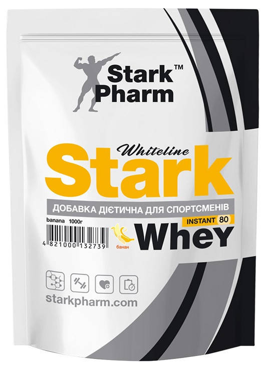 

Протеїн Whey 80 Stark Pharm 1 кг Банан