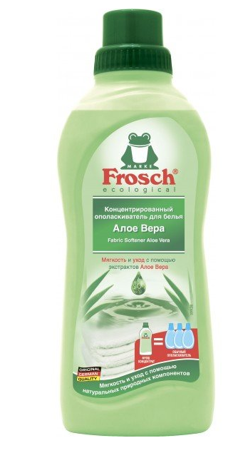 

Кондиционер ополаскиватель для белья Frosch Алое Вера, Фрош 750 мл