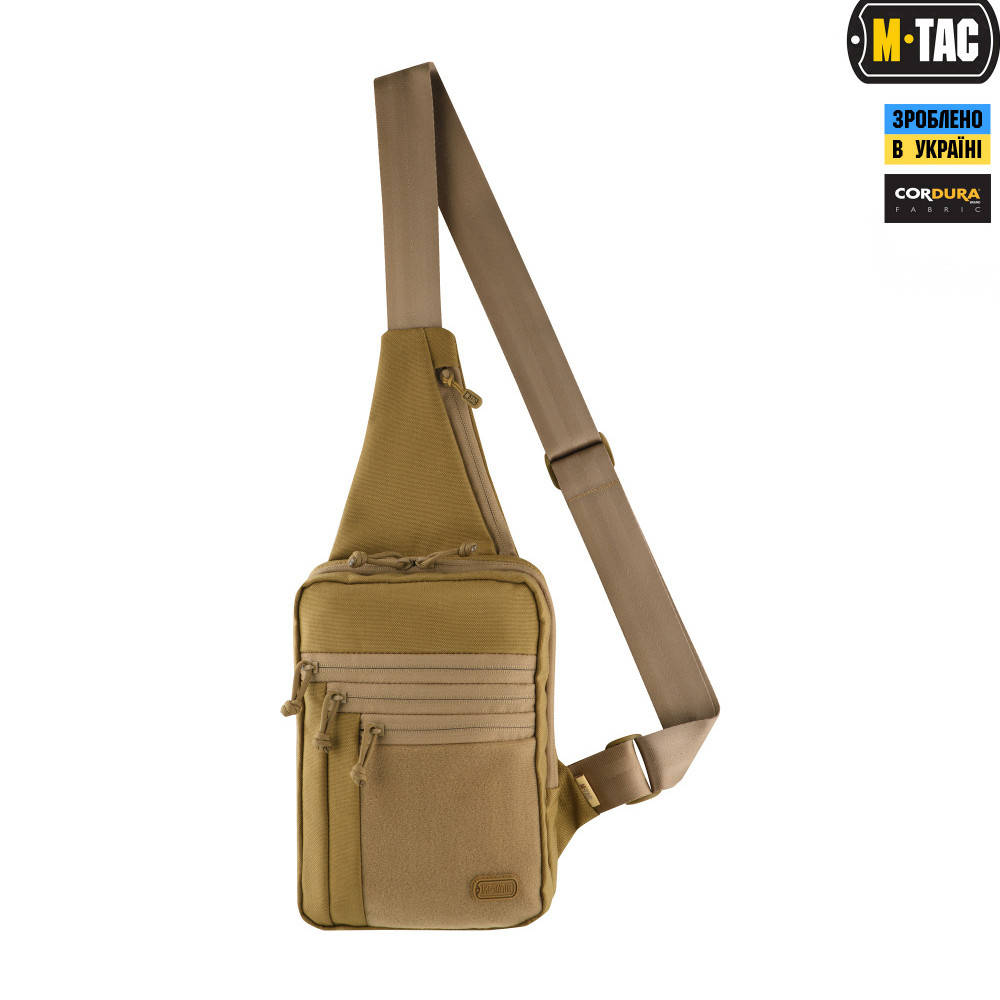 

Сумка-кобура наплічна M-Tac Elite Gen.IV з липучкою Coyote