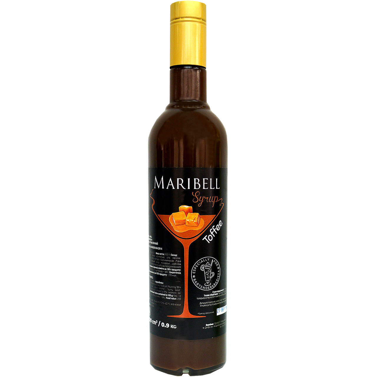 

Сироп «Ирис конфета» коктейльный MARIBELL 700 мл