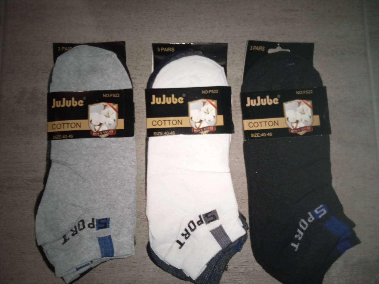 

Носки мужские спортивные 40-46 короткие