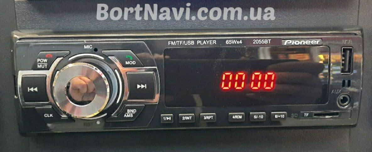 

Автомагнитола Pioneer 2055BT с Bluetooth, 4*65 Вт с USB, FM NEW 2020