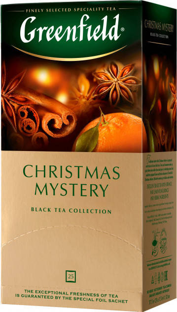

Чай черный с гвоздикой и корицей Greenfield Christmas Mystery 25 пак.