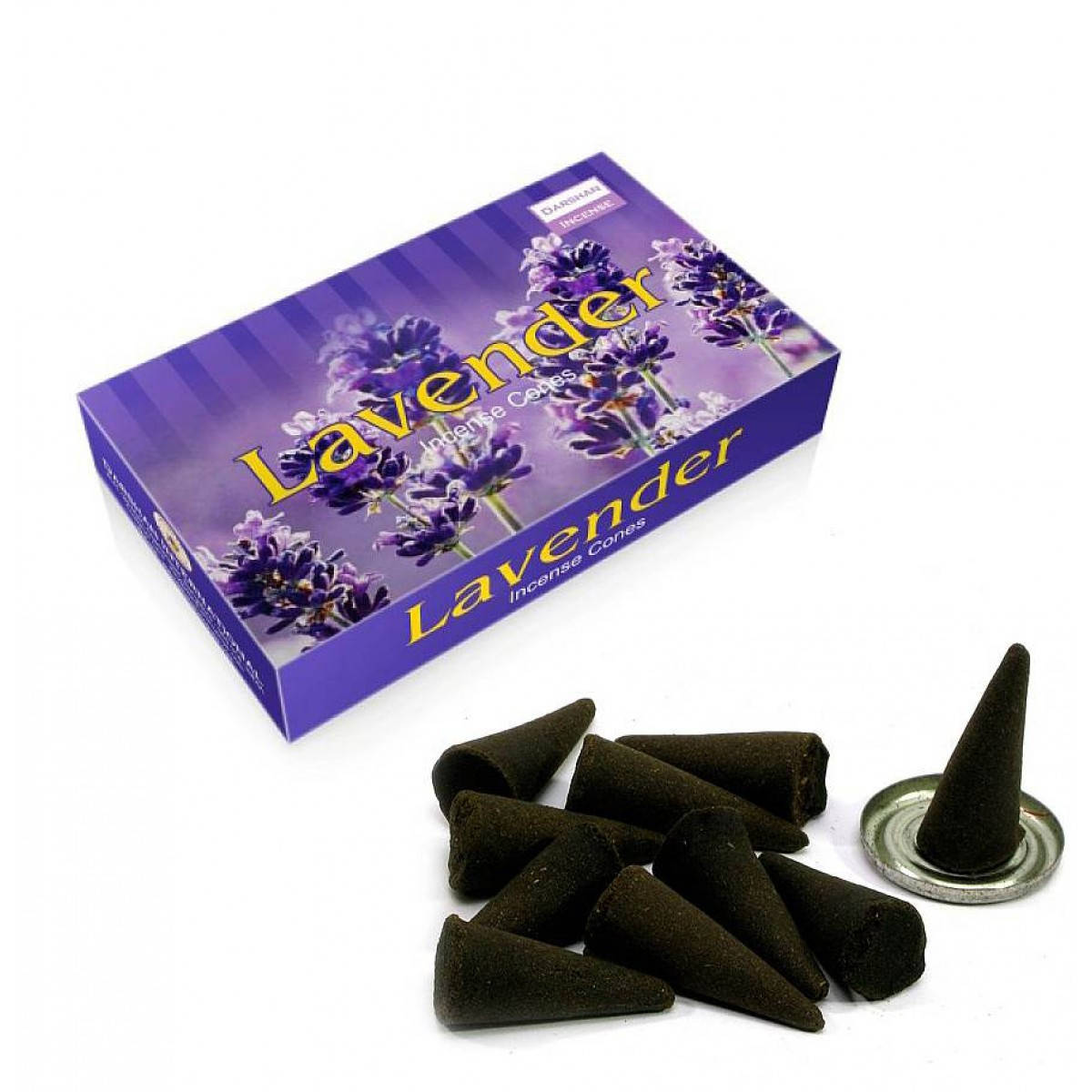 

Благовоние Lavender Darshan 10шт/уп. Арома-конусы Лаванда (21725D)